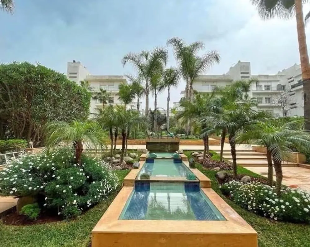 Luxueux Appartement Bay View Dans Une Residence Avec Magnifique Jardin 카사블랑카